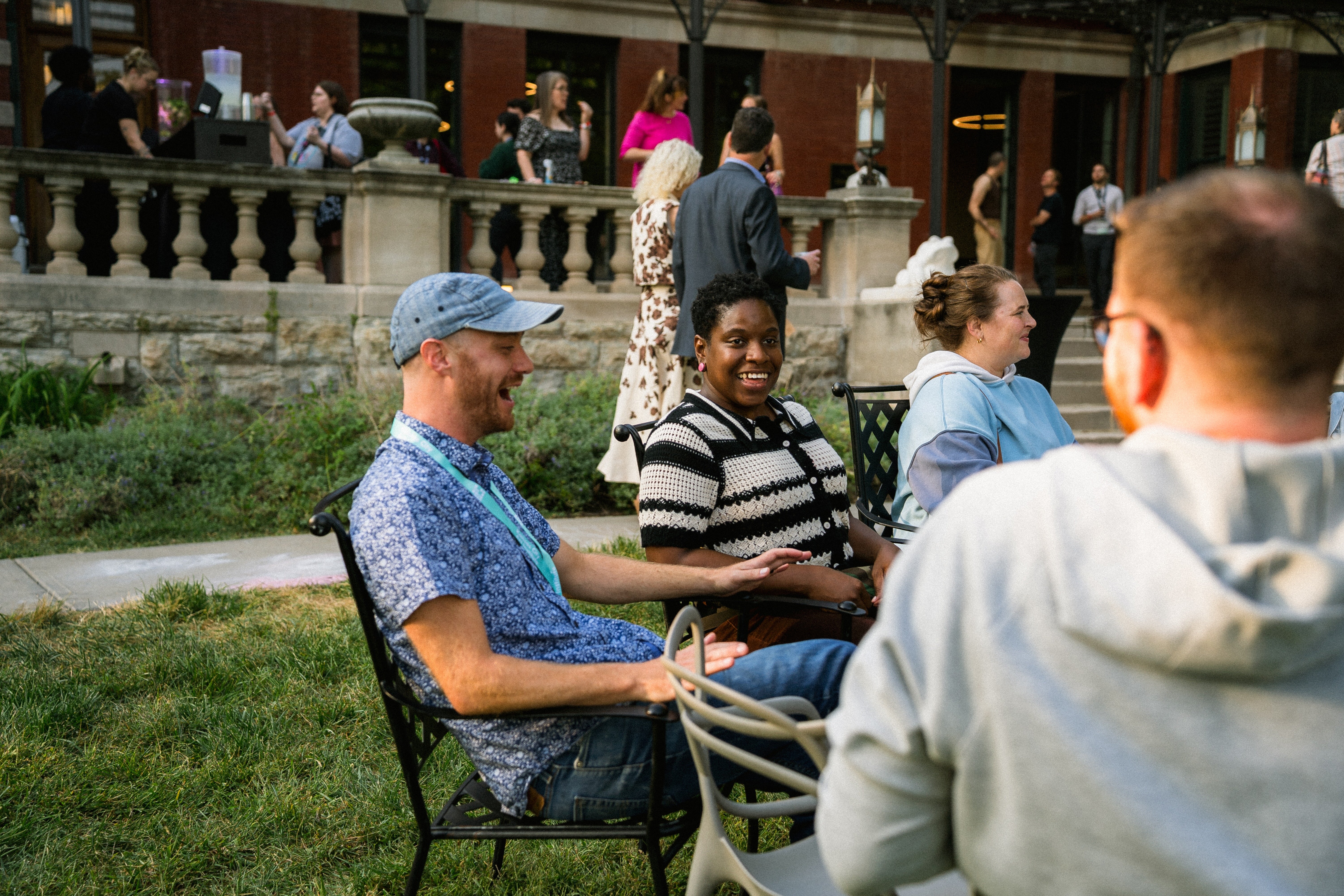 Alumni Weekend at KCAI - Alumni enjoying campus