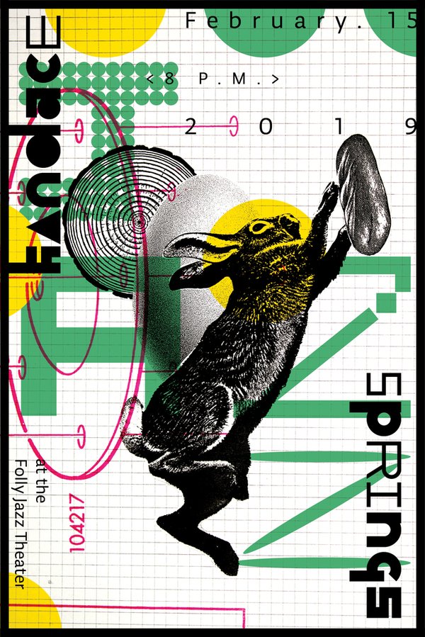 Alex Duncan rabbit poster