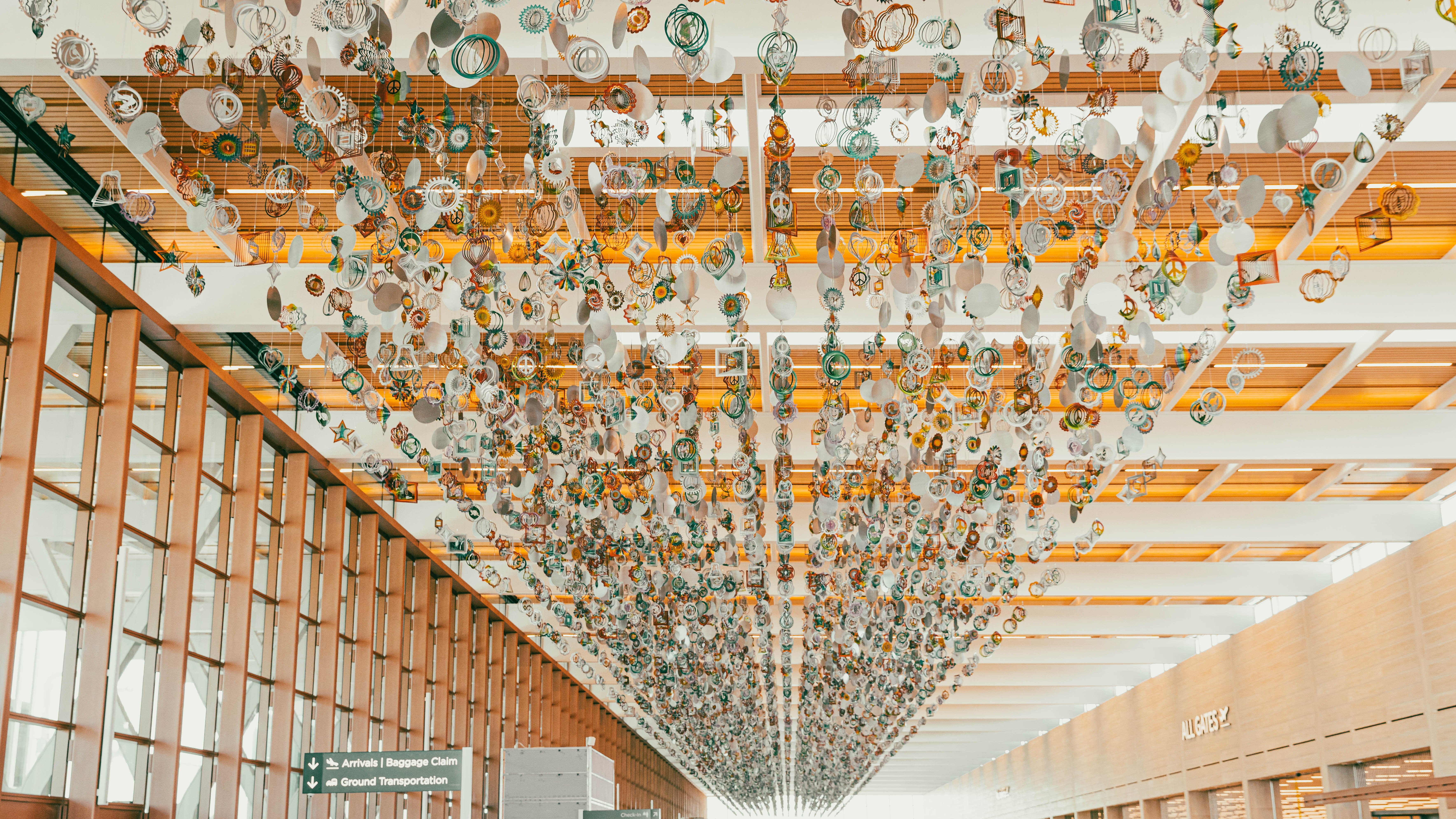 Nick Cave installation in the KCI Airport