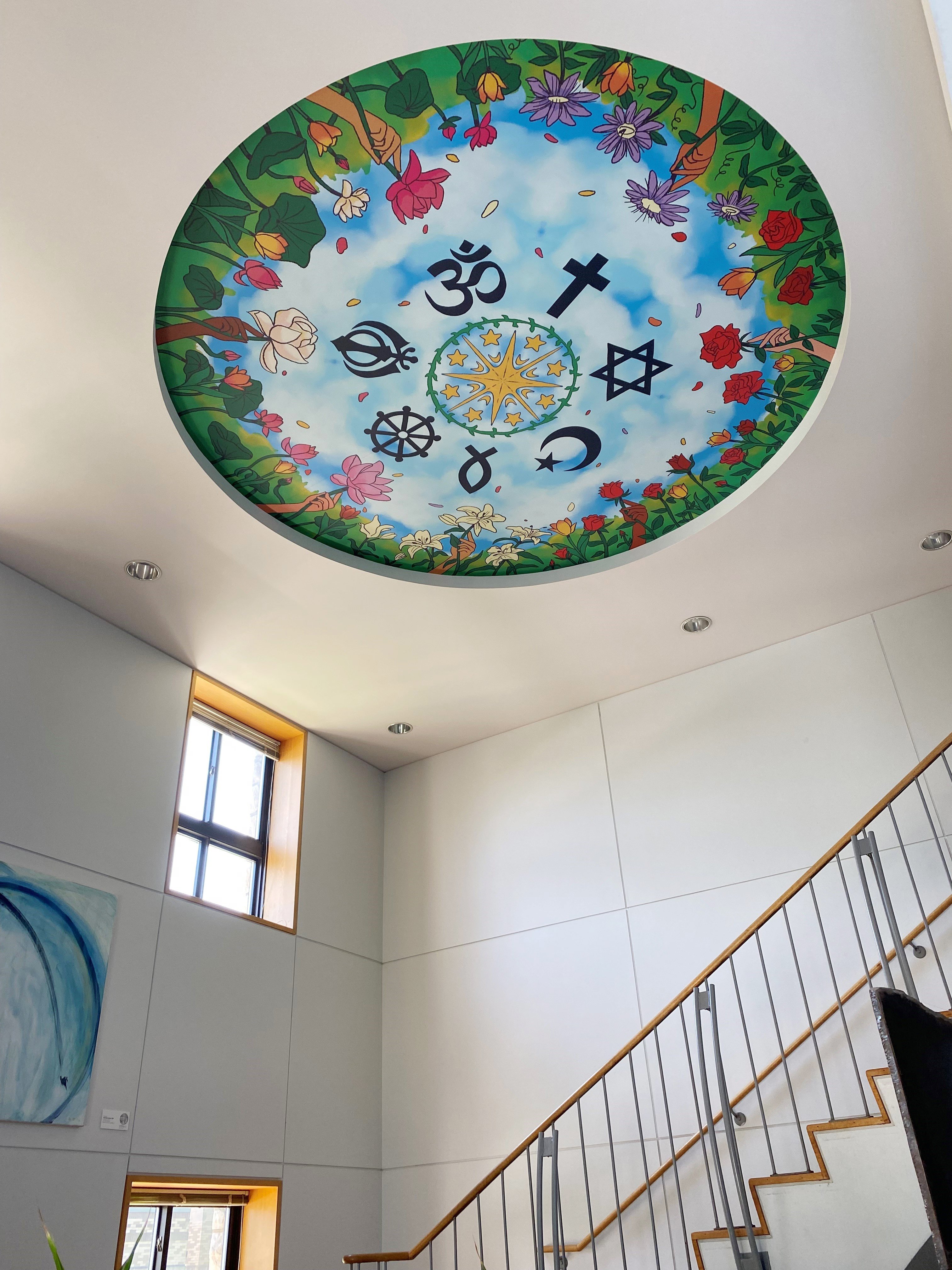 Rockhurst Interfaith Mural Catherine Rybak 2023