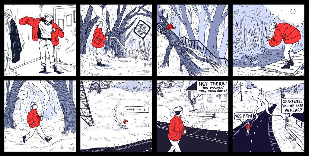 Tehya Riley Woolworth walk comic