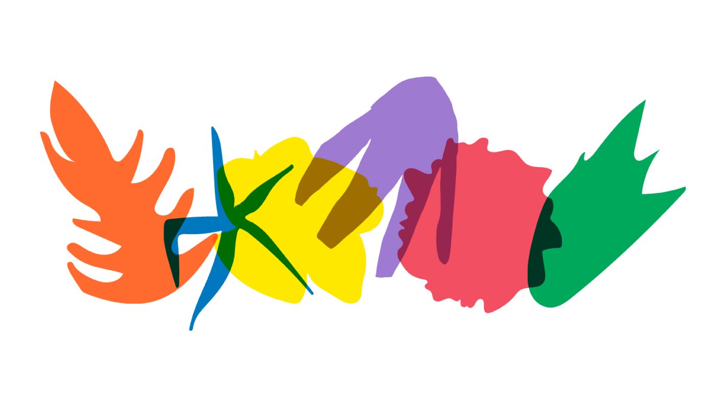 floating colorful shapes